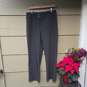 Alfani Gray Wide Leg Dress Pants  10 Short length